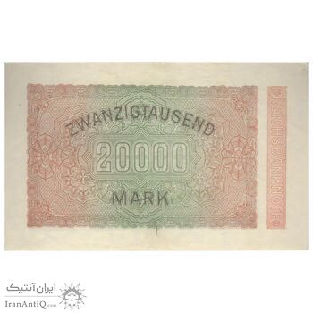 اسکناس 20000 مارک 1923 جمهوری وایمار - تک - EF - آلمان