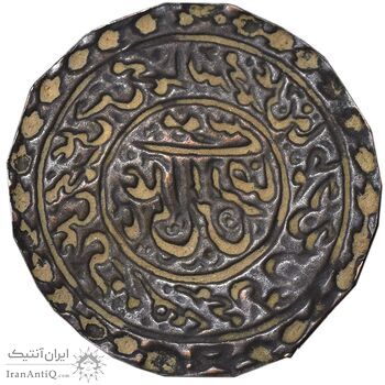 سکه پولکی برنز امام رضا (ع) - EF - قاجار