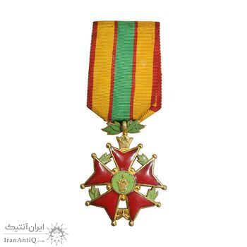 نشان خدمت شهربانی درجه دو - پارس نشان - AU - محمد رضا شاه
