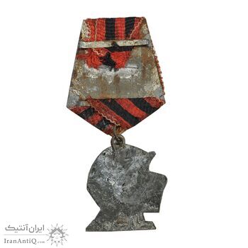 نشان برنز نجات آذربایجان 1323 - با روبان - EF - محمد رضا شاه