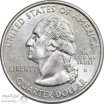 سکه کوارتر دلار 2003D ایالتی - میسوری - MS62 - آمریکا