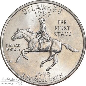 سکه کوارتر دلار 1999D ایالتی - دلاویر - MS63 - آمریکا