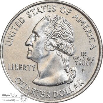 سکه کوارتر دلار 2002P ایالتی - میسیسیپی - MS63 - آمریکا