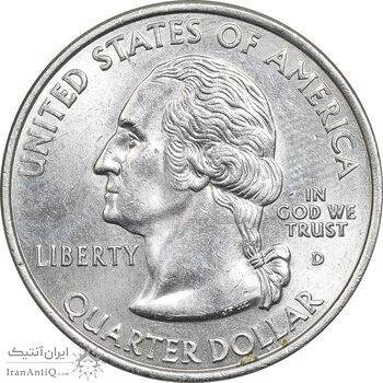 سکه کوارتر دلار 2000D ایالتی - نیوهمشایر - MS63 - آمریکا