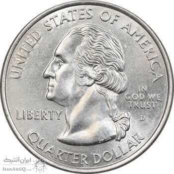 سکه کوارتر دلار 2001D ایالتی - کنتاکی - MS63 - آمریکا