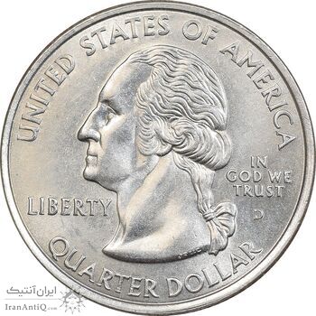 سکه کوارتر دلار 2001D ایالتی - نیویورک - MS63 - آمریکا