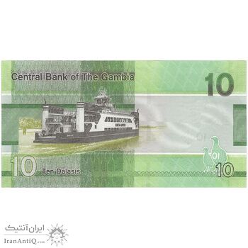 اسکناس 10 دالاسی 2023 جمهوری - تک - UNC65 - گامبیا