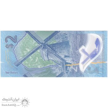 اسکناس 2 دلار 2022 جمهوری - تک - UNC65 - باربادوس