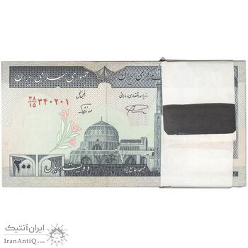 بسته اسکناس 200 ریال (نمازی - نوربخش) فیلیگران امام - شماره بزرگ - UNC - جمهوری اسلامی بسته اسکناس 200 ریال (نمازی - نوربخش) فیلیگران امام - شماره بزرگ - UNC - جمهوری اسلامی