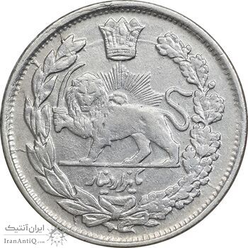 سکه 1000 دینار 1343 تصویری - EF40 - احمد شاه