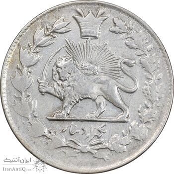 سکه 1000 دینار 1329 خطی - EF40 - احمد شاه