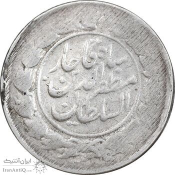 سکه 1000 دینار بدون تاریخ خطی - VF30 - مظفرالدین شاه