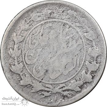 سکه 1000 دینار 1322 - 1333 ارور تاریخ - خطی - VF25 - مظفرالدین شاه