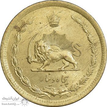 سکه 50 دینار 1332 برنز - ضخیم - MS61 - محمد رضا شاه