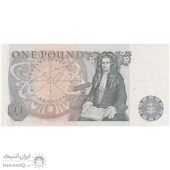 اسکناس یک پوند بدون تاریخ (1978-1981) الیزلبت دوم - آیزاک نیوتون - JBP - تک - UNC62 - انگلستان