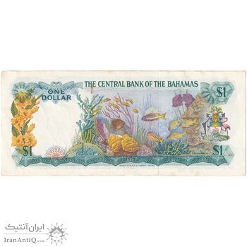 اسکناس 10 دلار 1974 الیزابت دوم - تک - AU - باهاما