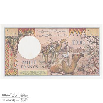اسکناس 1000 فرانک بدون تاریخ (1975) جمهوری - تک - UNC65 - جیبوتی