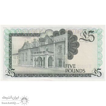 اسکناس 5 پوند 1988 الیزابت دوم - تک - UNC63 - جبل الطارق