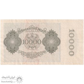 اسکناس 10000 مارک 1922 جمهوری وایمار - شماره سریال 6 رقمی - تک - UNC63 - آلمان