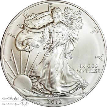 مدال یادبود 1 دلار 2012 عقاب - PF65 - آمریکا