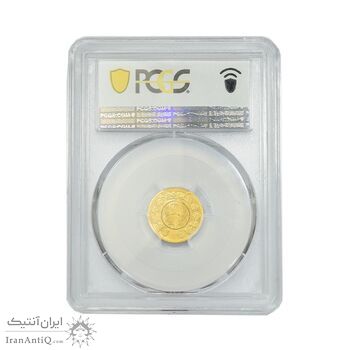 سکه طلا 5000 دینار 1334 تصویری - MS62 - احمد شاه