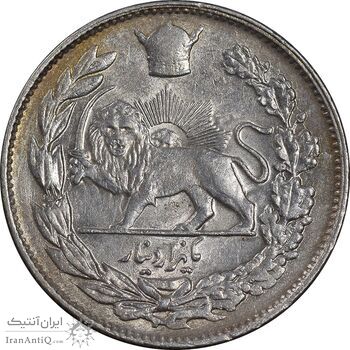 سکه 1000 دینار 1306 تصویری - AU58 - رضا شاه