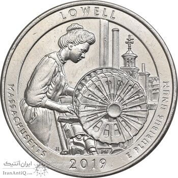 سکه کوارتر دلار 2019P - پارک ملی تاریخی لوول - AU - آمریکا