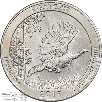 سکه کوارتر دلار 2015D جنگل ملی کیساچی - AU - آمریکا