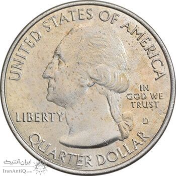 سکه کوارتر دلار 2019D رودخانه بدون بازگشت - AU - آمریکا