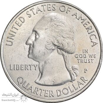 سکه کوارتر دلار 2016P پارک ملی تاریخی هارپرز فری - AU - آمریکا