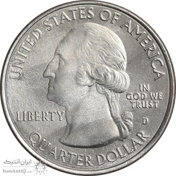 سکه کوارتر دلار 2014D پارک ملی شناندوا - AU58 - آمریکا