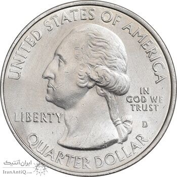 سکه کوارتر دلار 2016D - فورت مولتری - AU58 - آمریکا