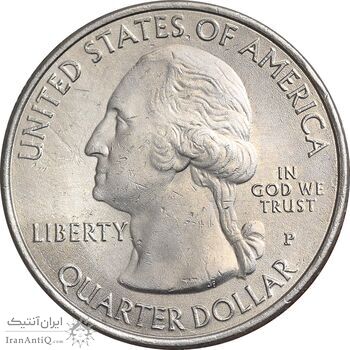 سکه کوارتر دلار 2014P پارک ملی تل‌ماسه‌های بزرگ - AU58 - آمریکا