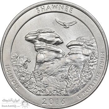 سکه کوارتر دلار 2016P جنگل ملی شاونی - AU - آمریکا