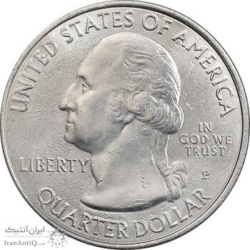 سکه کوارتر دلار 2014P پارک ملی اورگلیدز - AU - آمریکا