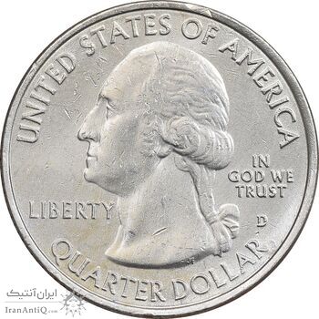 سکه کوارتر دلار 2018D پناهگاه ملی حیات وحش بلاک آیلند - AU - آمریکا