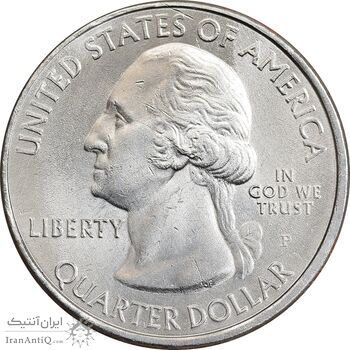 سکه کوارتر دلار 2018P پناهگاه ملی حیات وحش بلاک آیلند - AU - آمریکا