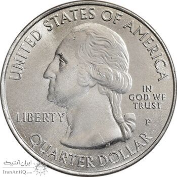 سکه کوارتر دلار 2020P پارک ملی تاریخی مارش بیلینگز راکفلر - AU - آمریکا