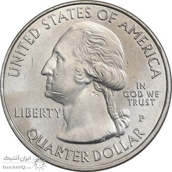 سکه کوارتر دلار 2020P پارک ملی تاریخی خلیج نمک - AU - آمریکا