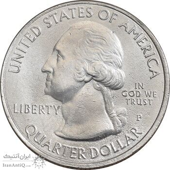 سکه کوارتر دلار 2015P پارک وی بلو ریج - AU - آمریکا