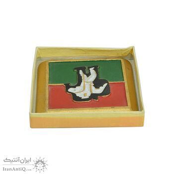 لوح یادبود فدراسیون جودو ایران - با جعبه - EF - محمد رضا شاه