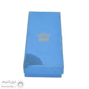 نشان بیست و پنجمین سال سلطنت - با جعبه فابریک - AU - محمد رضا شاه