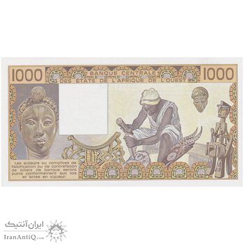 اسکناس 1000 فرانک 1985 - تک - UNC65 - جامعه اقتصادی کشورهای غرب آفریقا (ساحل عاج)