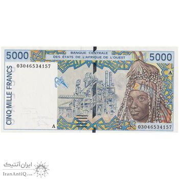اسکناس 5000 فرانک 2003 - تک - UNC65 - جامعه اقتصادی کشورهای غرب آفریقا (ساحل عاج)