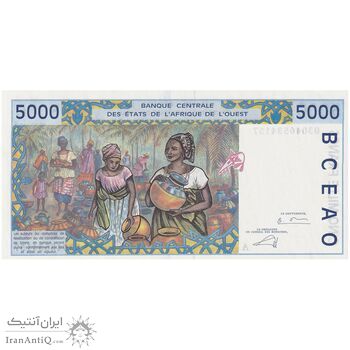 اسکناس 5000 فرانک 2003 - تک - UNC65 - جامعه اقتصادی کشورهای غرب آفریقا (ساحل عاج)