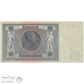 اسکناس 10 مارک 1929 جمهوری وایمار - تک - UNC65 - آلمان