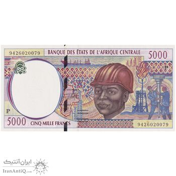 اسکناس 5000 فرانک 1994 - تک - UNC64 - آفریقای مرکزی (چاد)