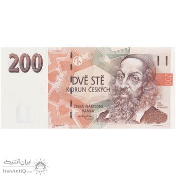 اسکناس 200 کرون 1998 جمهوری - تک - AU - جمهوری چک اسکناس 200 کرون 1998 جمهوری - تک - AU - جمهوری چک