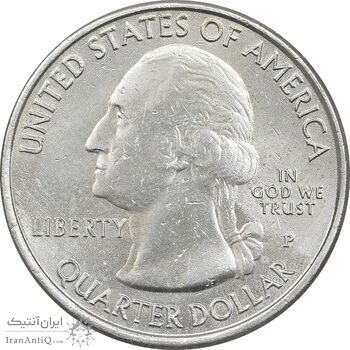 سکه کوارتر دلار 2013P کوه راشمور - AU58 - آمریکا