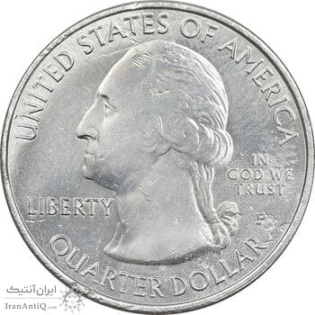 سکه کوارتر دلار 2017P رودخانه های اوزارک - AU - آمریکا